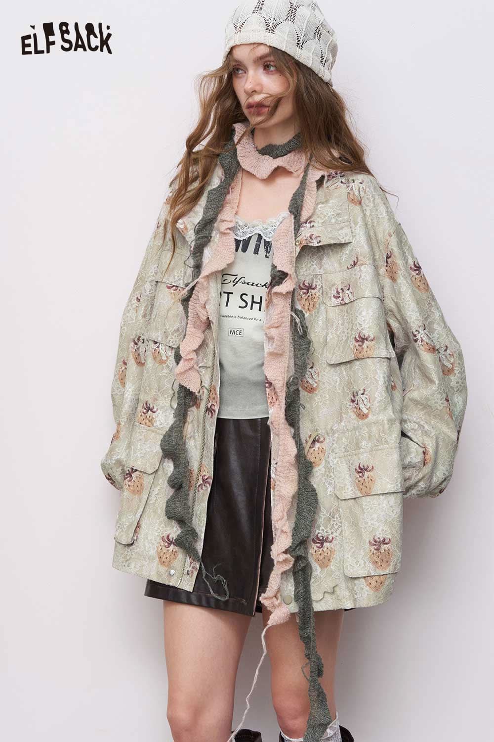 【3/14まで】44%off ELFSACK-jacket Women's Outerwear: Artsy Jackets, Blazers & Coats | ELFSACK