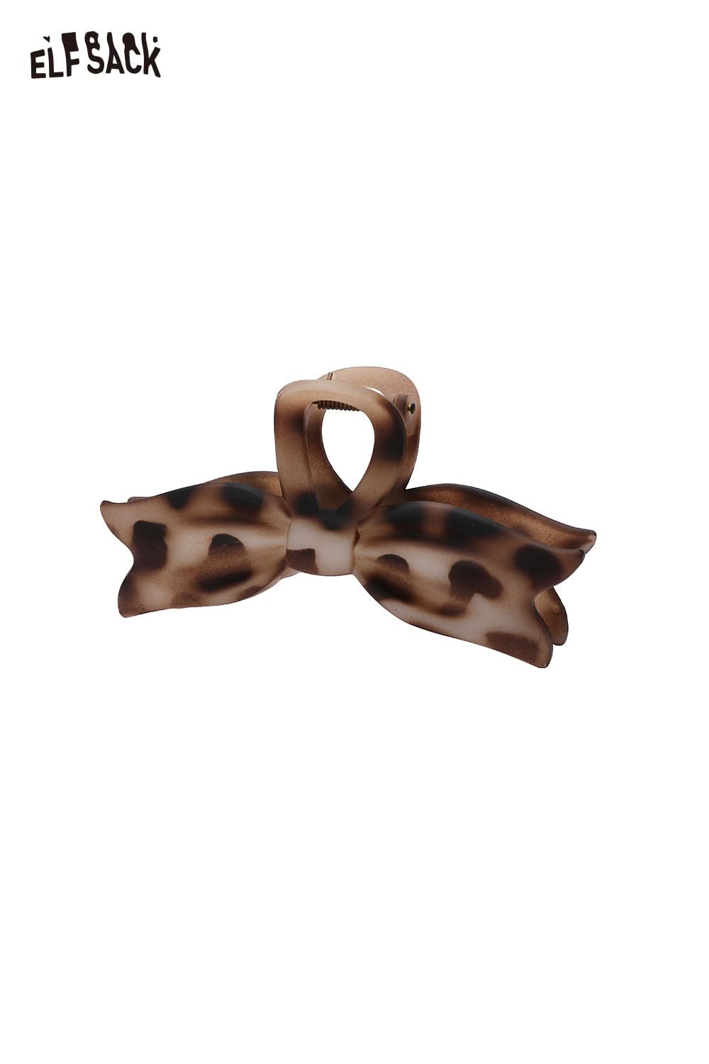 ELFSACK tortoiseshell bow hair claw with a stylish design for securing hair in place