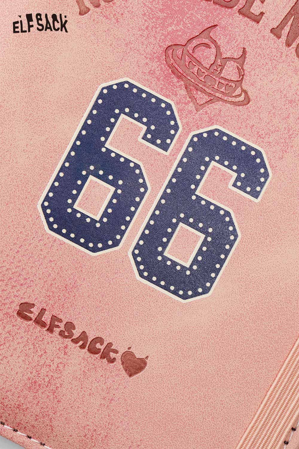 ELFSACK Vintage Number 66 Leather Passport Cover