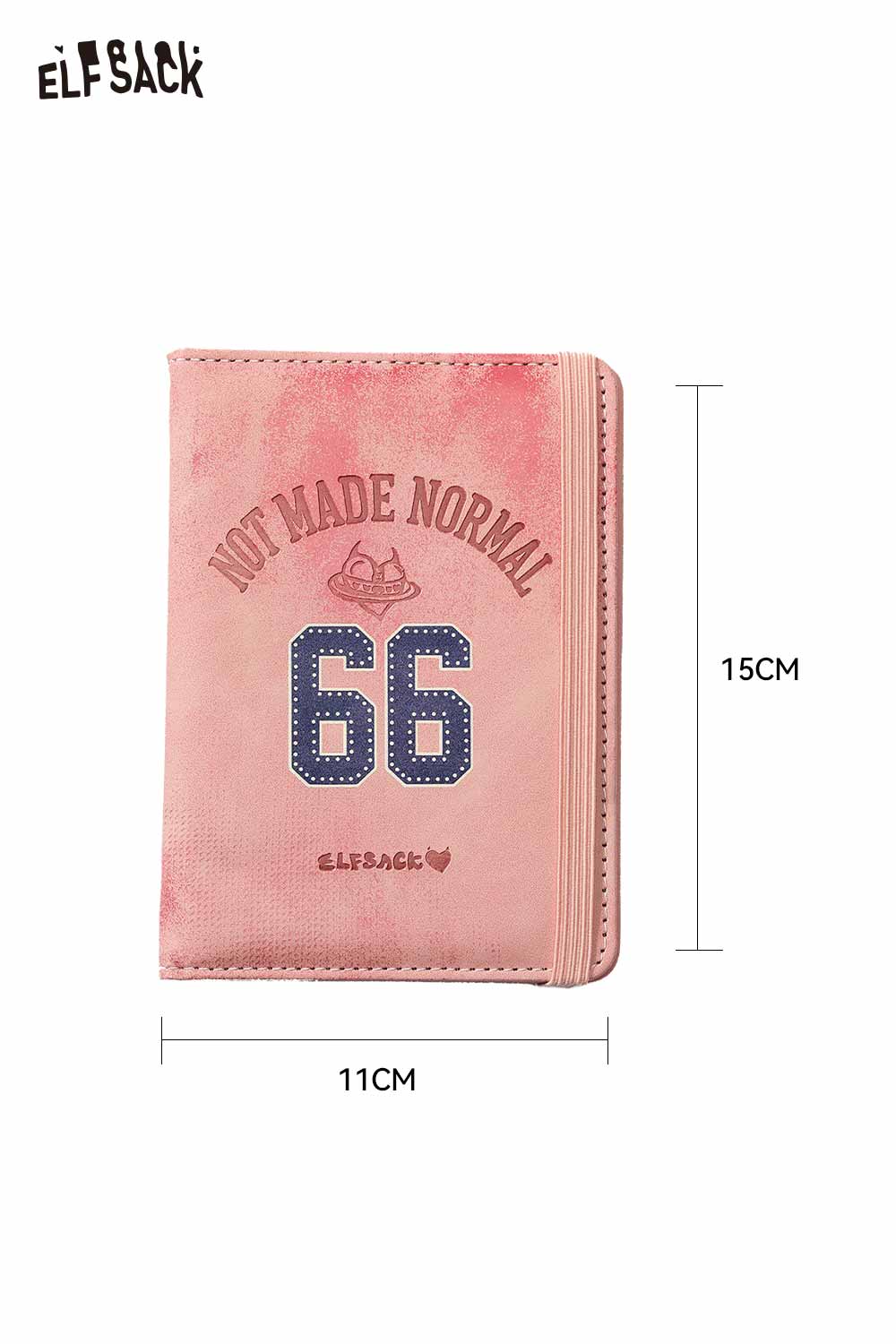 ELFSACK Vintage Number 66 Leather Passport Cover