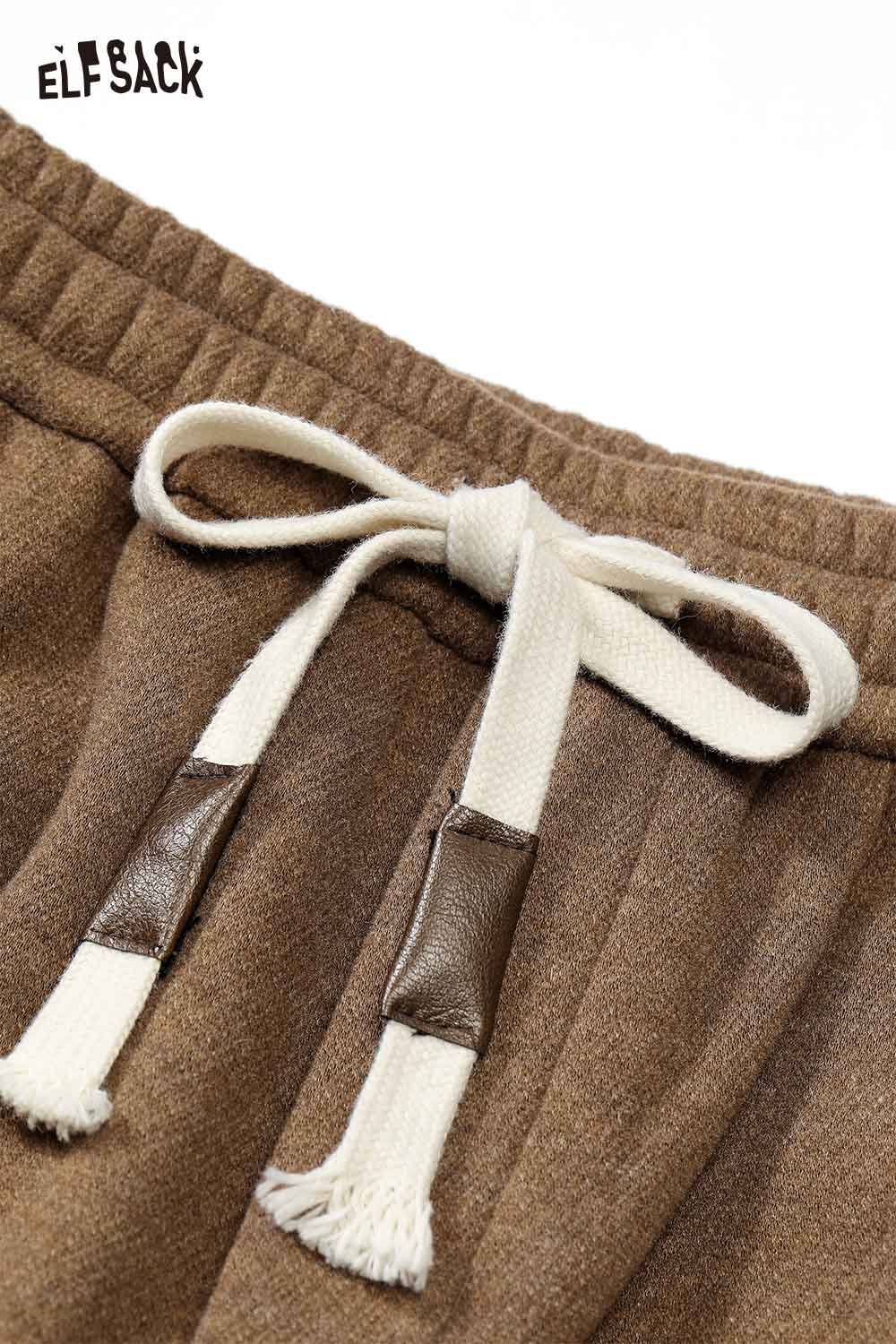 ELFSACK women's loose drawstring sweatpants featuring a comfortable waistband and stylish details