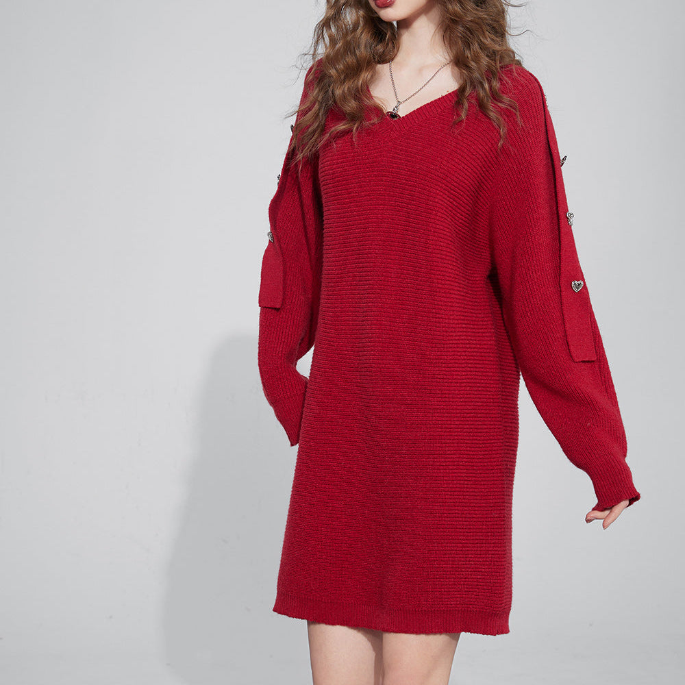 
                  
                    ELFSACK Gyaru Christmas Party Dress For Women 2023 Winter New Plus Size Luxury Knitting Dresses
                  
                