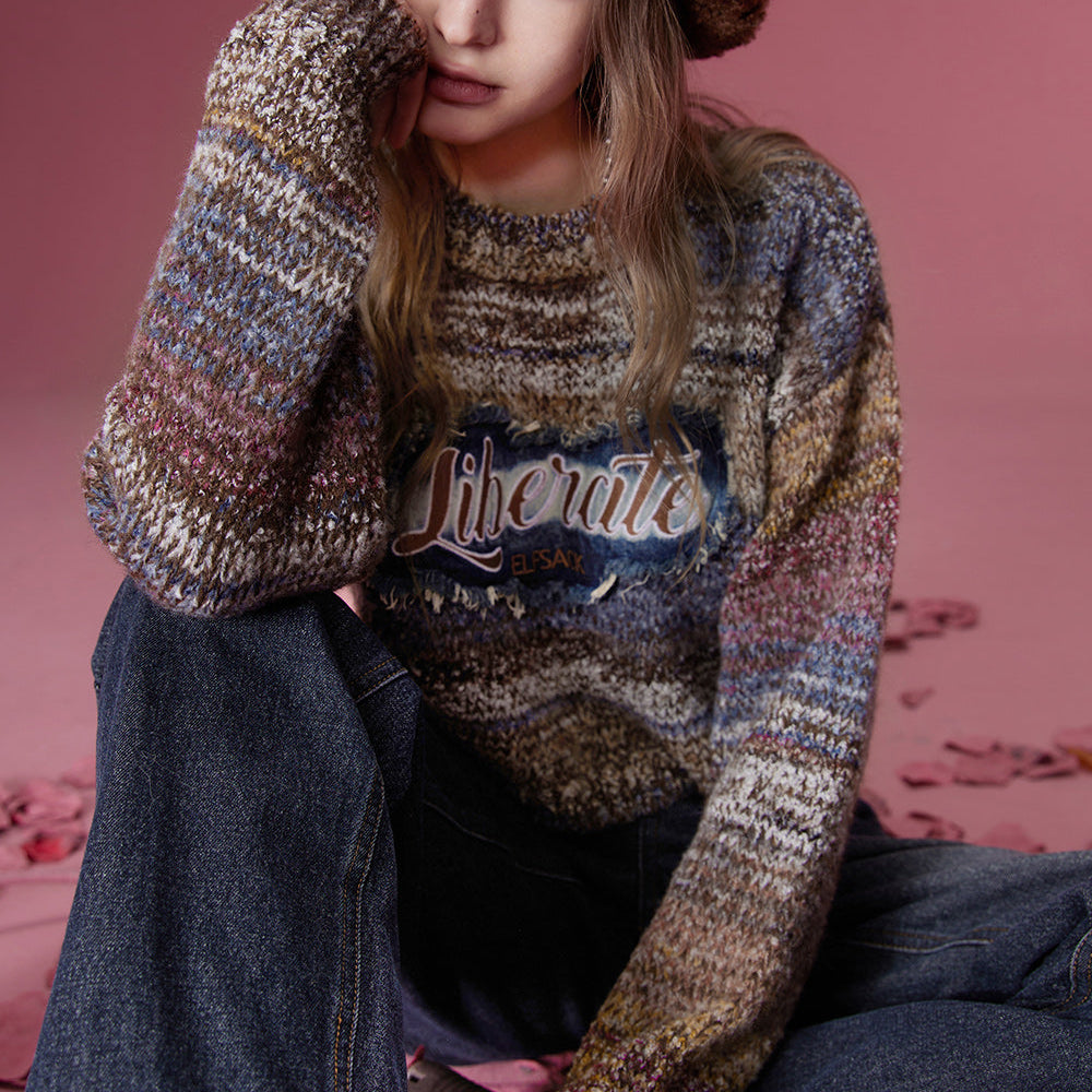 
                  
                    ELFSACK Y2K 2000s Gyaru Sweater Women 2023 Winter New Spliced Korean Fashion Tops
                  
                