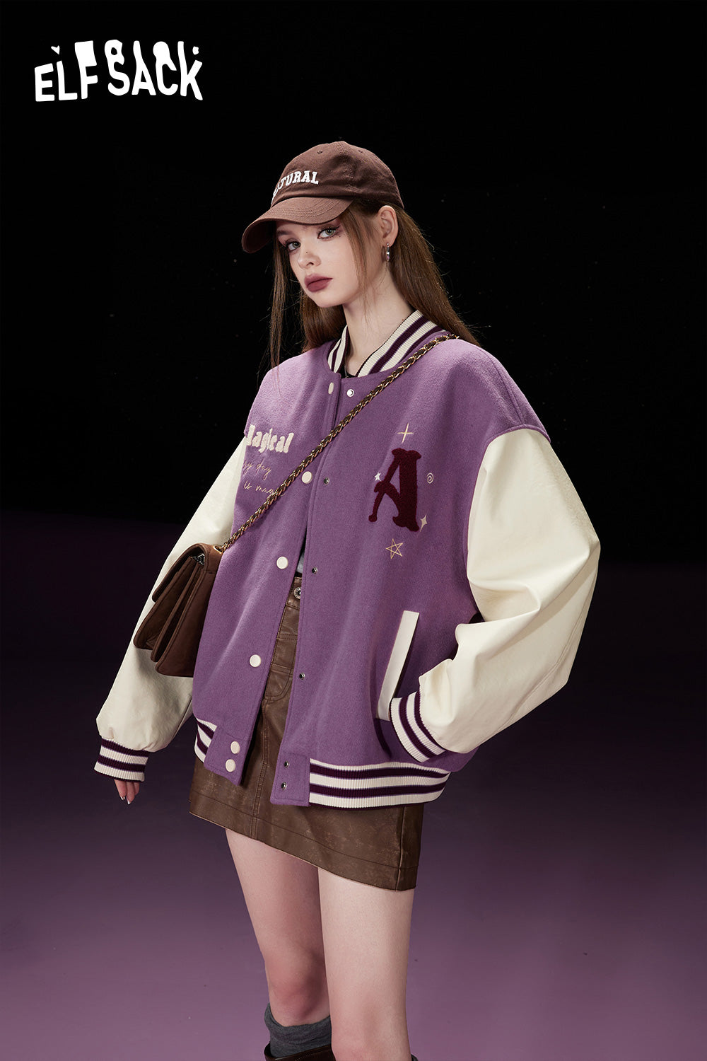 
                  
                    ELFSACK Spliced Plaid Baseball Jackets Woman 2023 Winter Vintage Casual Outwears
                  
                