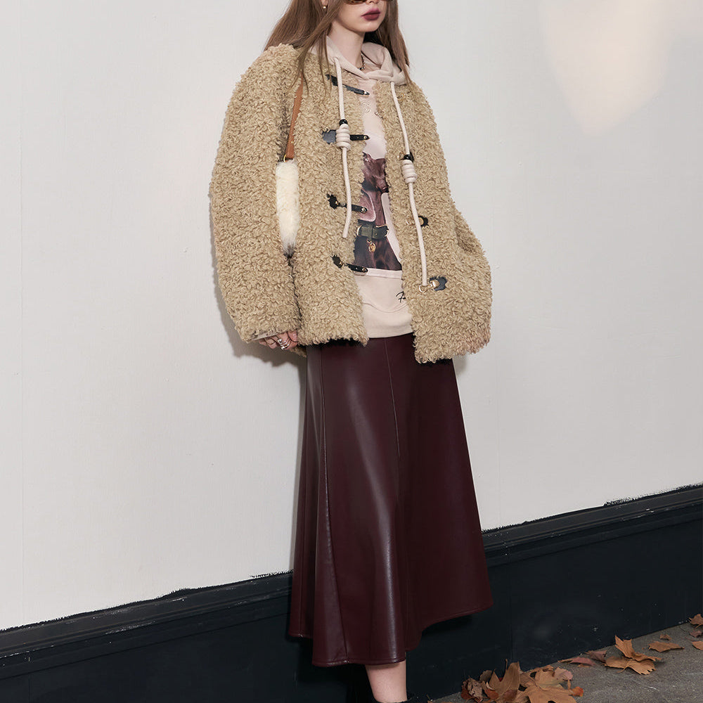 
                  
                    ELFSACK Korean Fashion Fleece Cotton Coats Women 2023 Winter Designer Clothes
                  
                