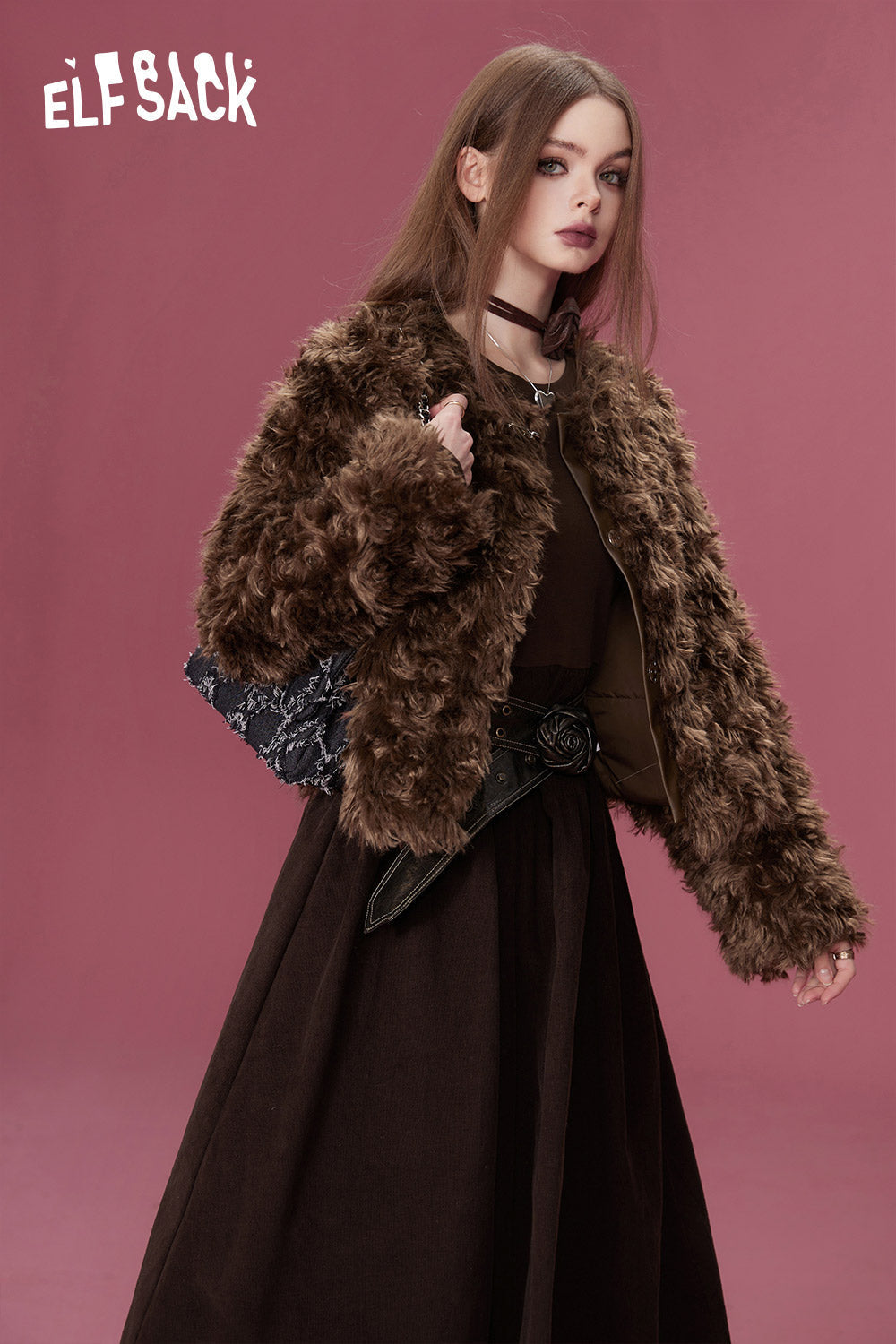 ELFSACK Korean Fashion Jackets Women Retro Luxury Designer Jackets
