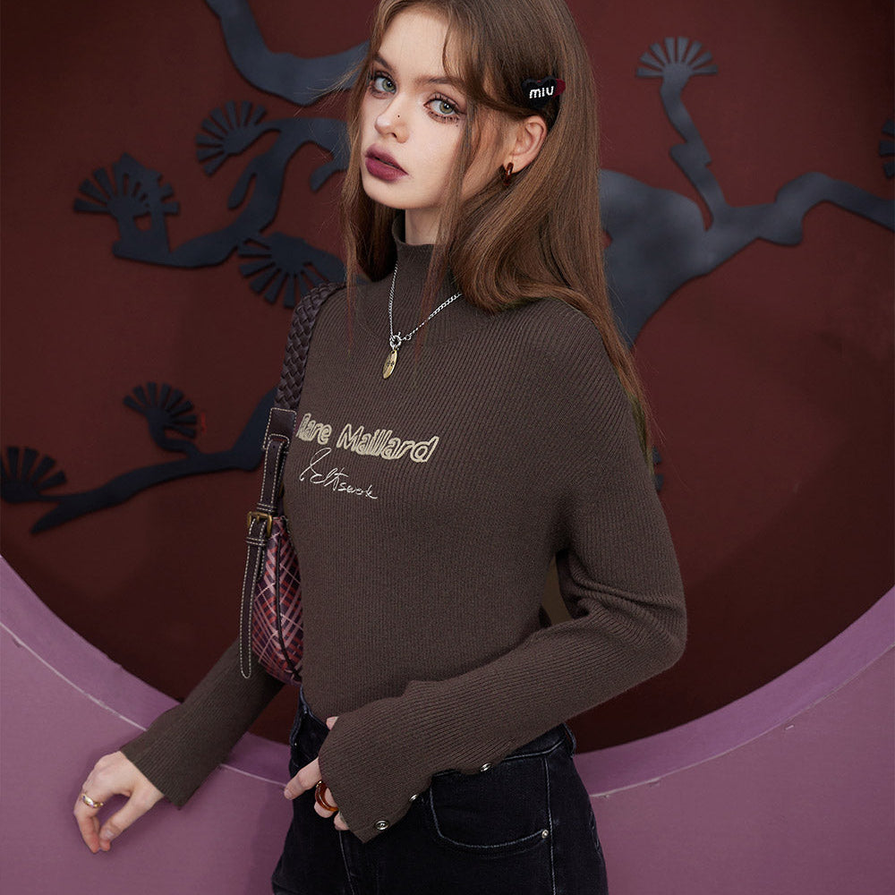 
                  
                    ELFSACK Slim Solid Color Turtleneck Undershirt Woman 2023 Winter Knitwears Sweaters
                  
                