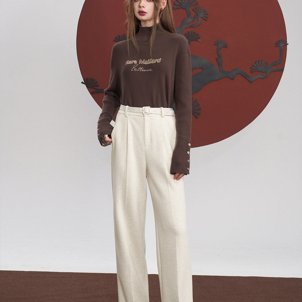 
                  
                    ELFSACK Slim Solid Color Turtleneck Undershirt Woman 2023 Winter Knitwears Sweaters
                  
                