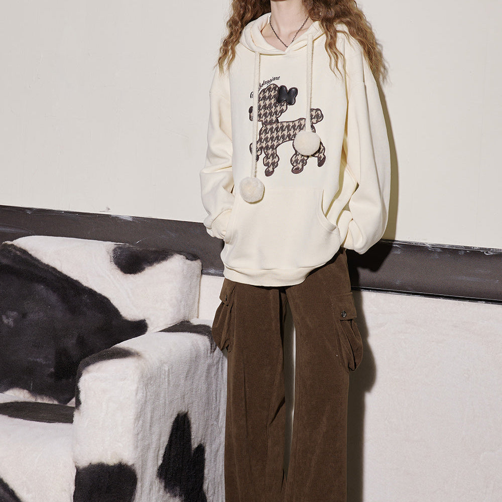 
                  
                    ELFSACK Chenille Vintage Cargo Pants Women 2023 Winter High Waist Casual Daily Trousers
                  
                