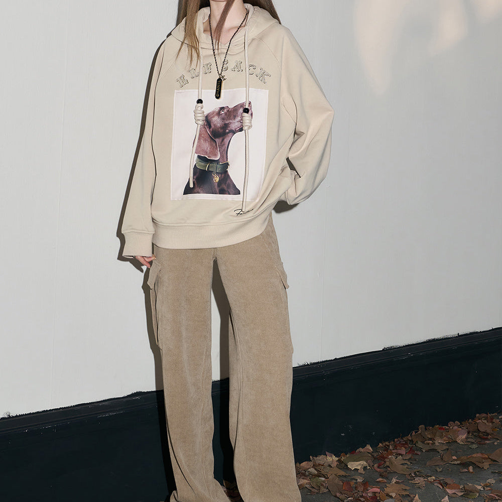
                  
                    ELFSACK Kpop Corduroy Cargo Pants Women 2023 Winter Straught Cool Trousers
                  
                