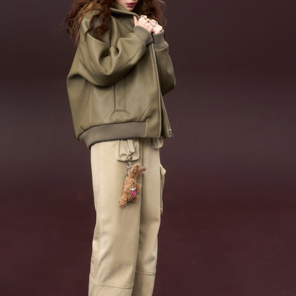 
                  
                    ELFSACK Wide Cargo Pants Women 2023 Winter New High Waist Dressy Casual Trousers
                  
                