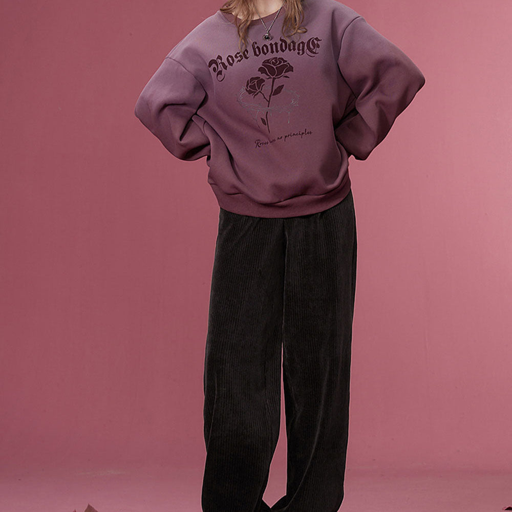 
                  
                    ELFSACK Korean Fashion Corduroy Pants Women 2023 Winter New Sports Trousers
                  
                