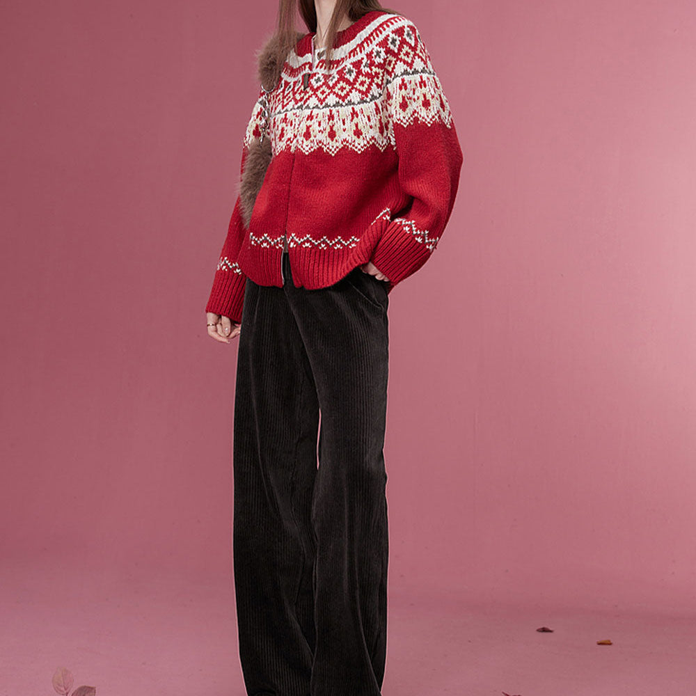 
                  
                    ELFSACK Korean Fashion Corduroy Pants Women 2023 Winter New Sports Trousers
                  
                