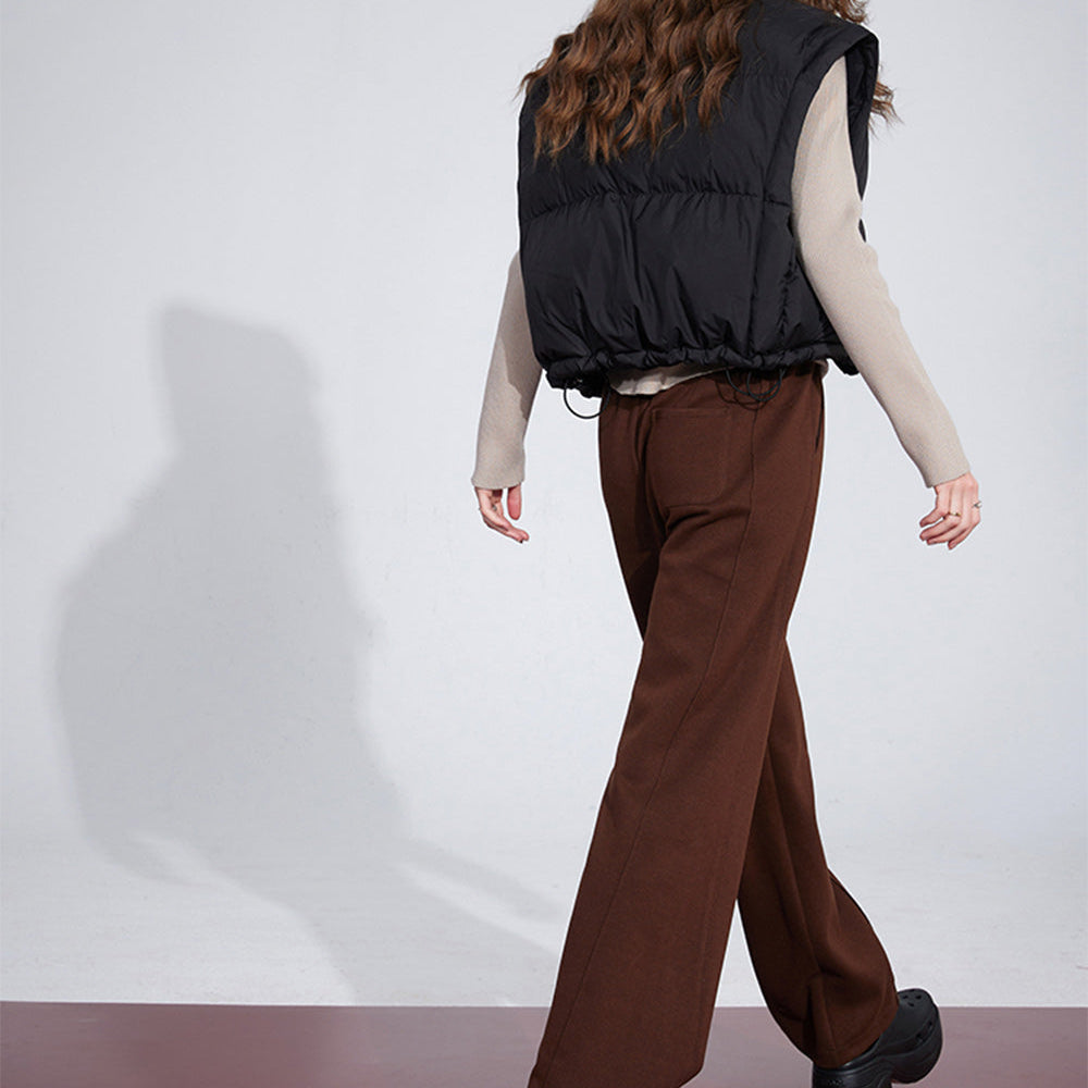 
                  
                    ELFSACK Sports Wide Pants Women 2023 Winter New High Waist Casual Dressy Trousers
                  
                