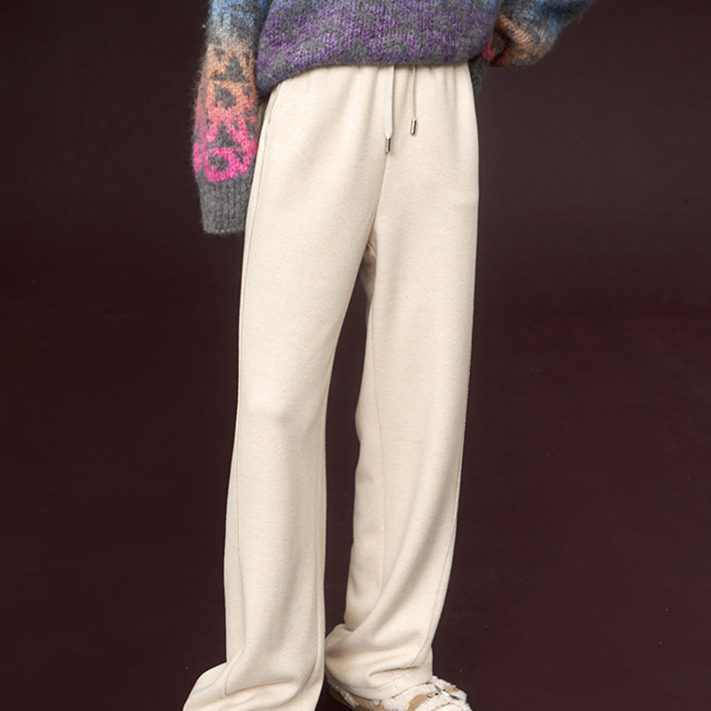 
                  
                    ELFSACK Sports Wide Pants Women 2023 Winter New High Waist Casual Dressy Trousers
                  
                