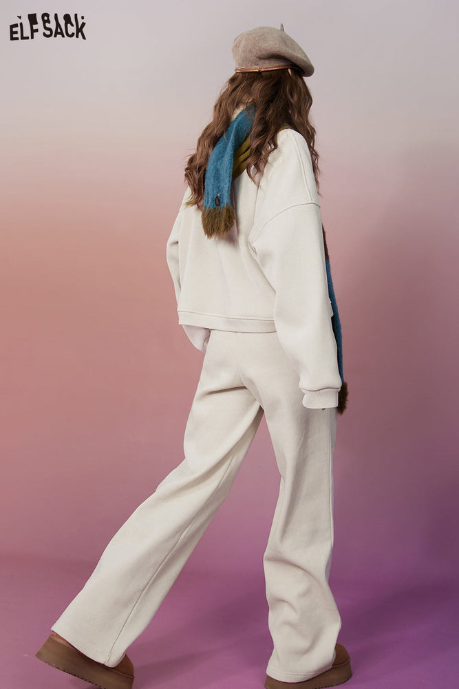 
                  
                    ELFSACK Pant Sets Knitted Women 2023 Winter Korean Fashion Luxury Tops
                  
                