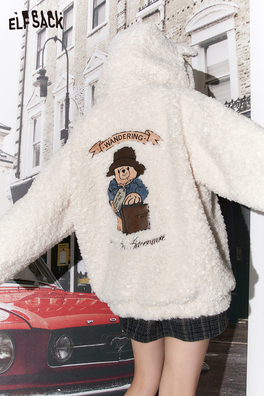 
                  
                    ELFSACK Kawaii Korean Fashion Hoodie Cotton Jacket Women 2023 Winter Designer Clothes
                  
                