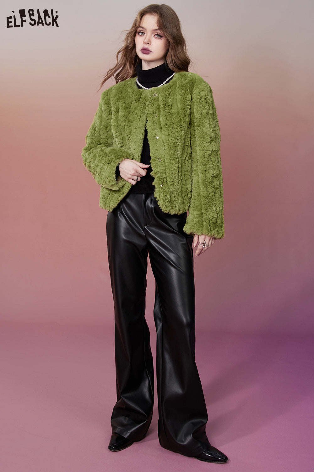 
                  
                    ELFSACK Korean Fashion Jacket Women 2023 Winter New Retro Luxury Designer Clothes
                  
                