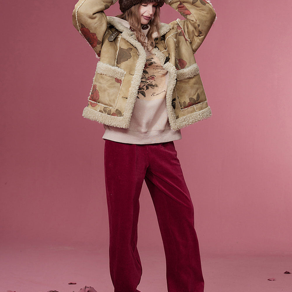 
                  
                    ELFSACK Graphic Cotton Jackets Women 2023 Winter New Luxury Designer Outwears
                  
                
