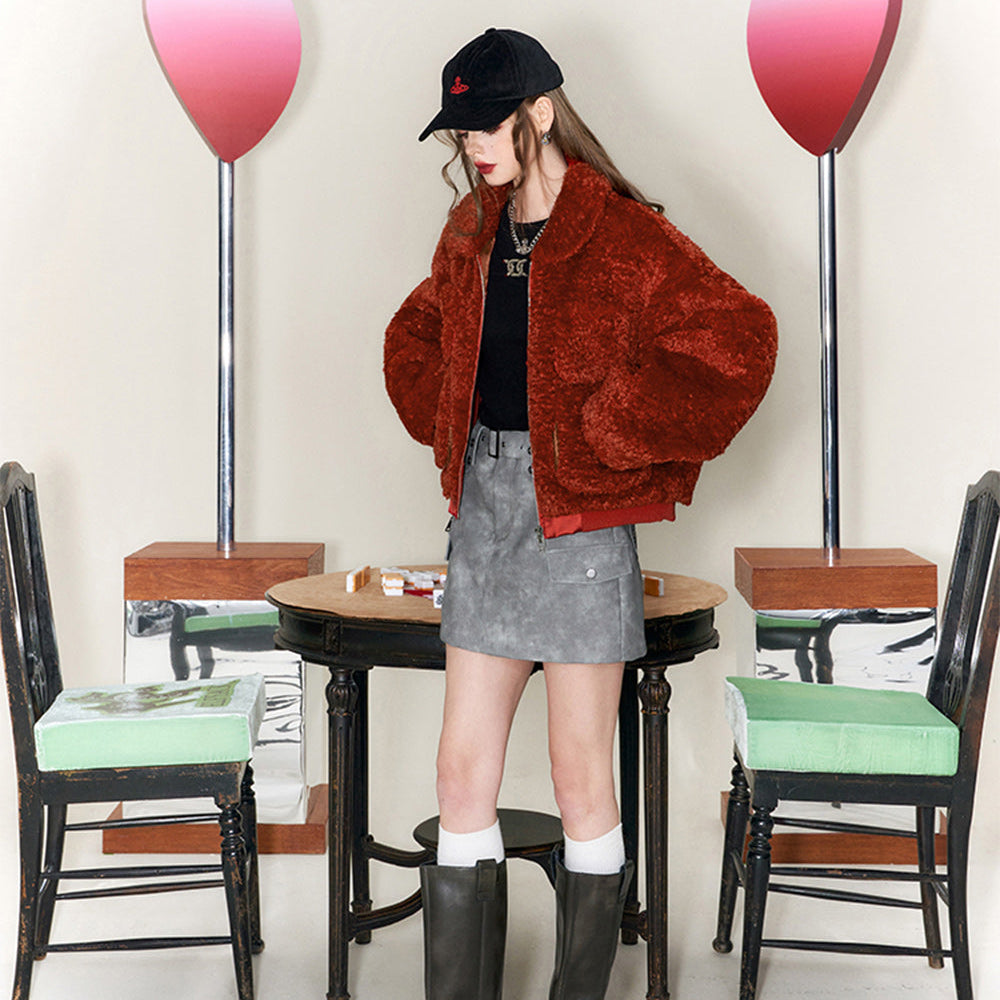 
                  
                    ELFSACK Thicken Plush Coats Women 2023 Winter New Chinese Style Luxury Warm Outwears
                  
                