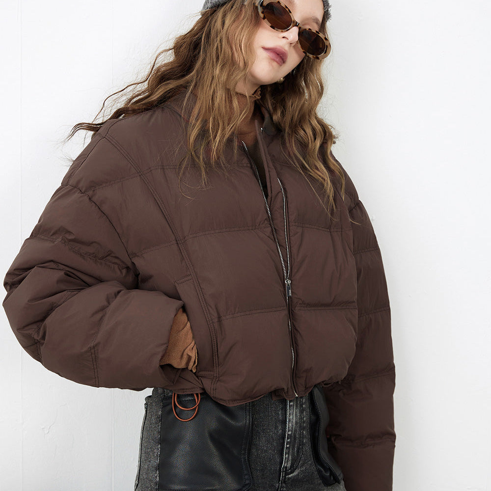 
                  
                    ELFSACK Solid Pure Short Down Jacket Women 2023 Winter Minimalist Coats
                  
                