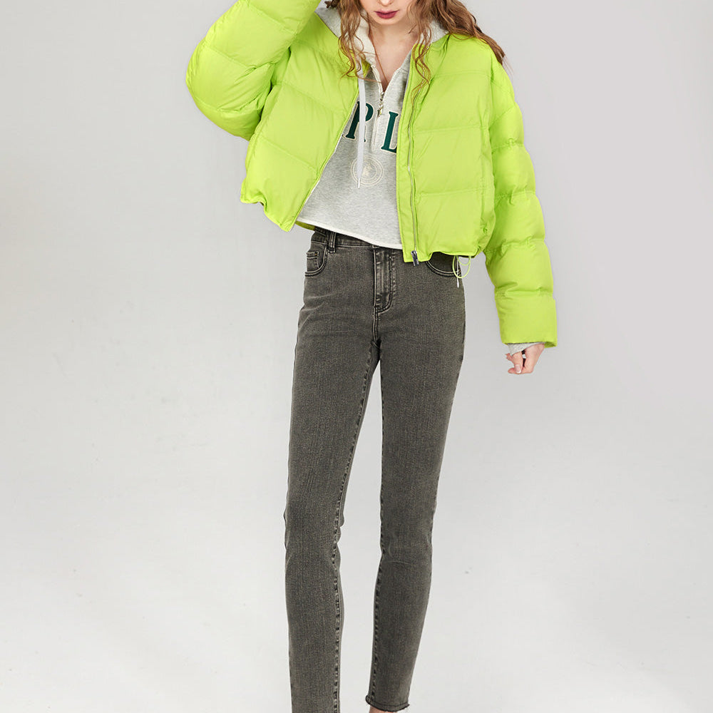
                  
                    ELFSACK Solid Pure Short Down Jacket Women 2023 Winter Minimalist Coats
                  
                