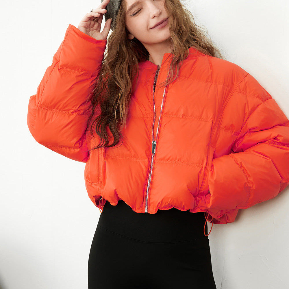 
                  
                    ELFSACK Solid Pure Short Down Jacket Women 2023 Winter Minimalist Coats
                  
                
