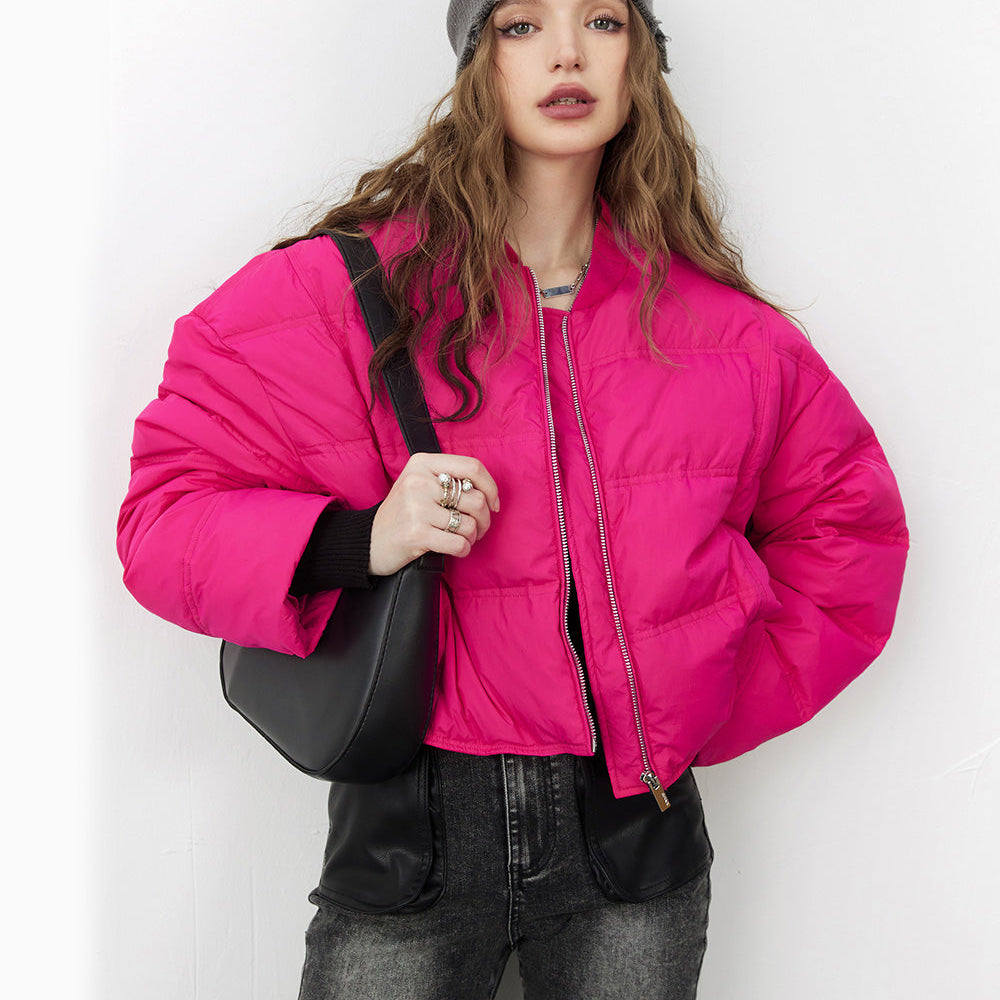 
                  
                    ELFSACK Solid Pure Short Down Jacket Women 2023 Winter Minimalist Coats
                  
                