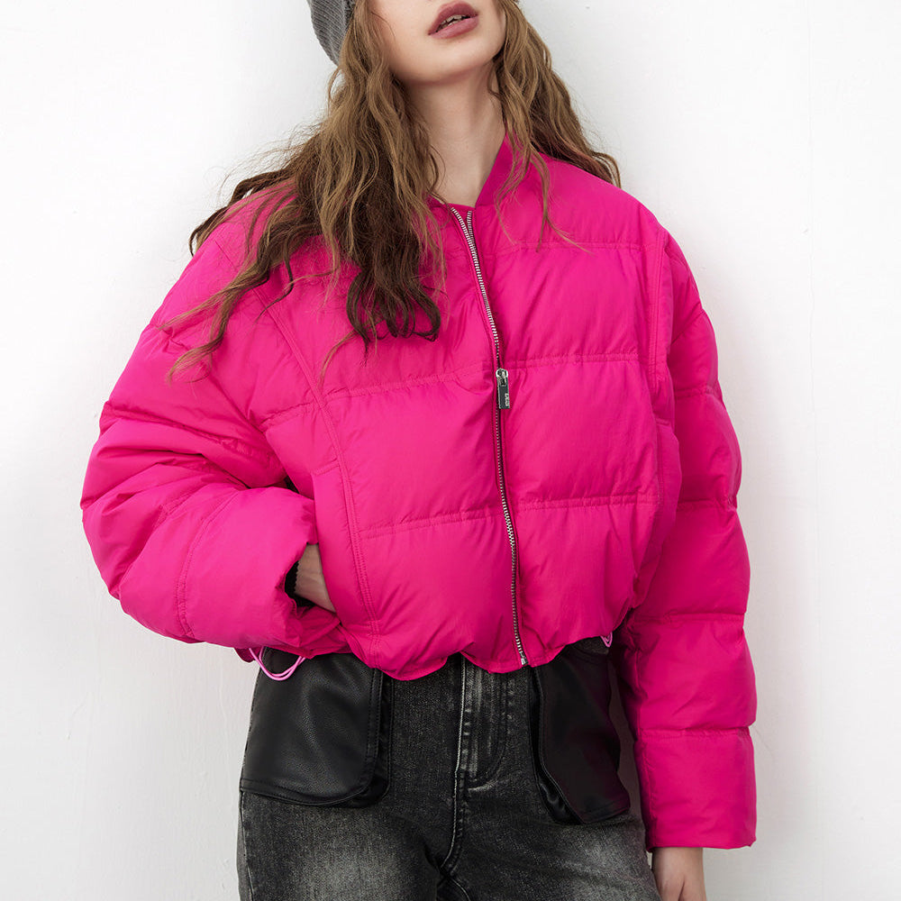 
                  
                    ELFSACK Solid Pure Short Down Jacket Women 2023 Winter Minimalist Coats
                  
                