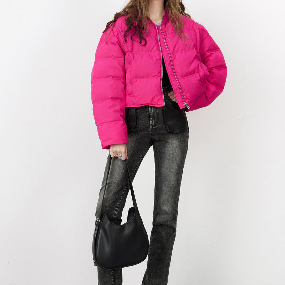 
                  
                    ELFSACK Solid Pure Short Down Jacket Women 2023 Winter Minimalist Coats
                  
                