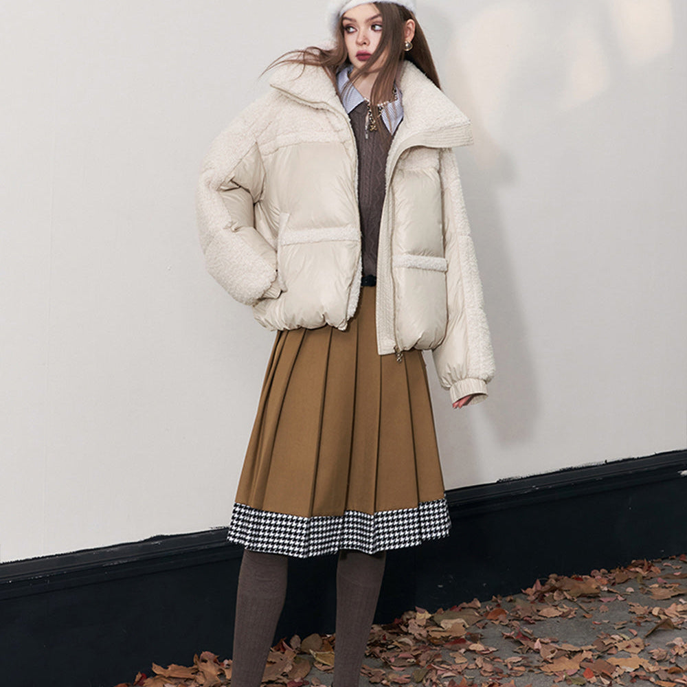 
                  
                    ELFSACK Kawaii Down Coats Women 2023 Winter New Plus Size Designer Jackets
                  
                