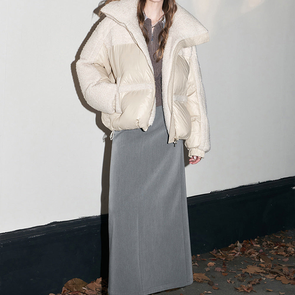 
                  
                    ELFSACK Kawaii Down Coats Women 2023 Winter New Plus Size Designer Jackets
                  
                