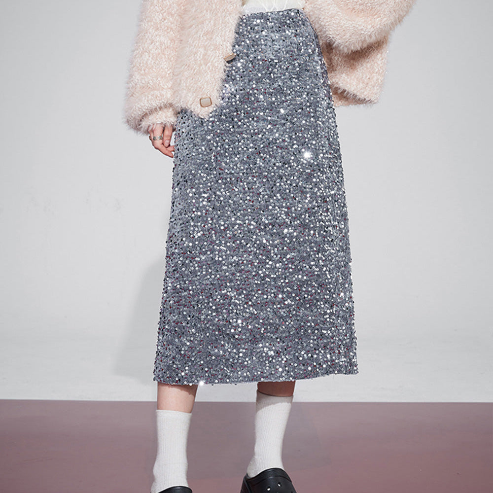 
                  
                    ELFSACK Korean Fashion Party Dress For Women 2023 Winter New Sparkly Elegant Luxury Bottom
                  
                
