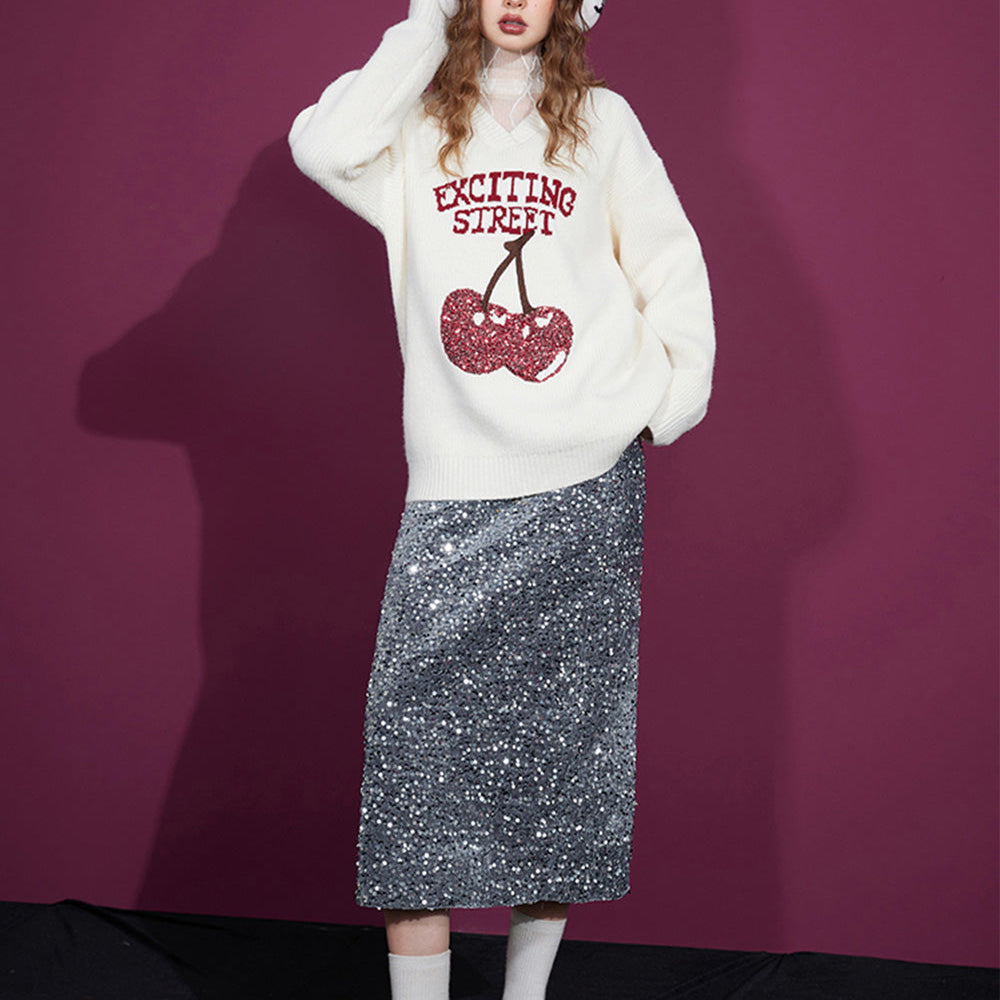 
                  
                    ELFSACK Korean Fashion Party Dress For Women 2023 Winter New Sparkly Elegant Luxury Bottom
                  
                