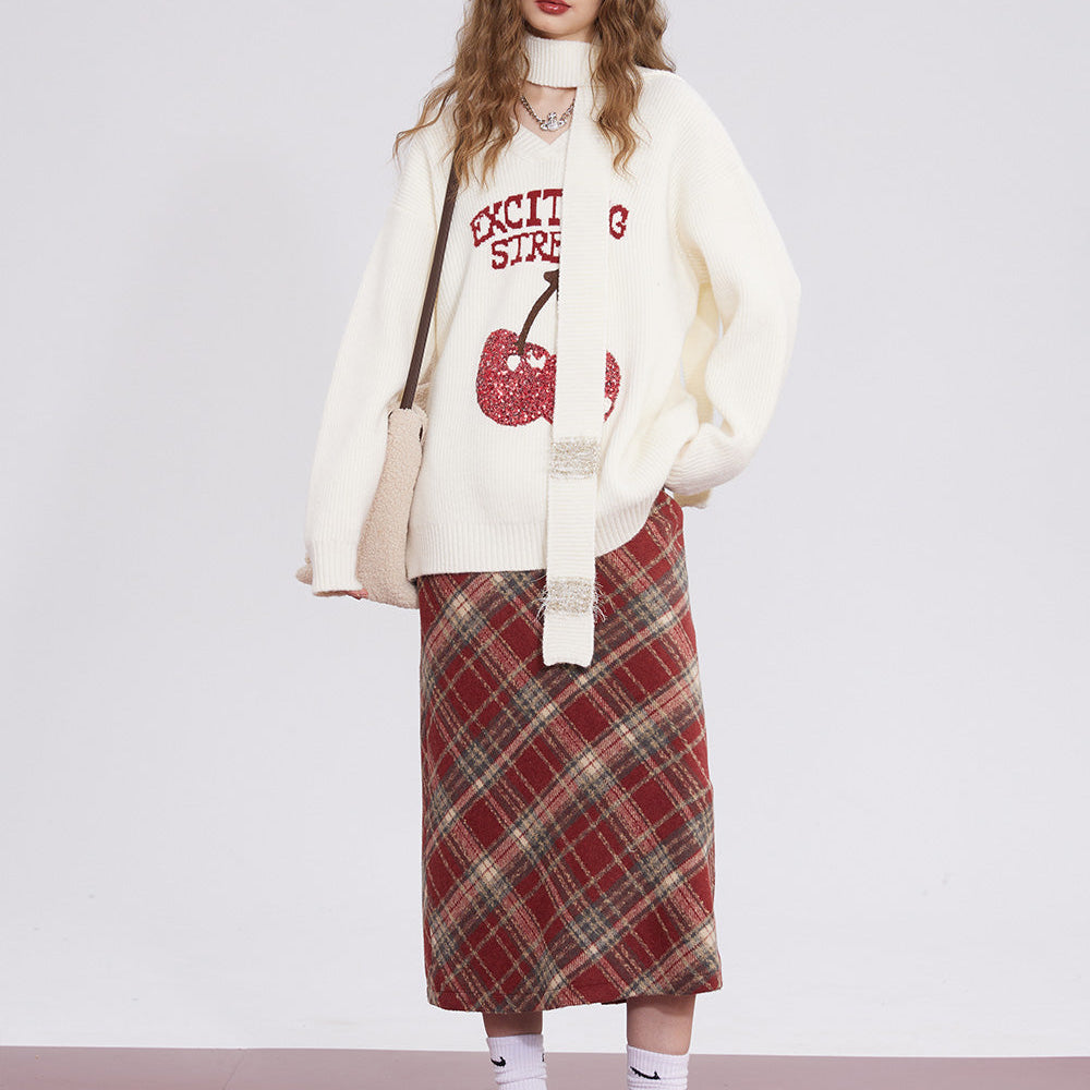 
                  
                    ELFSACK Christmas Y2K 2000s Gyaru Mini Skirt Women 2023 Winter Korean Fashion Bottom
                  
                