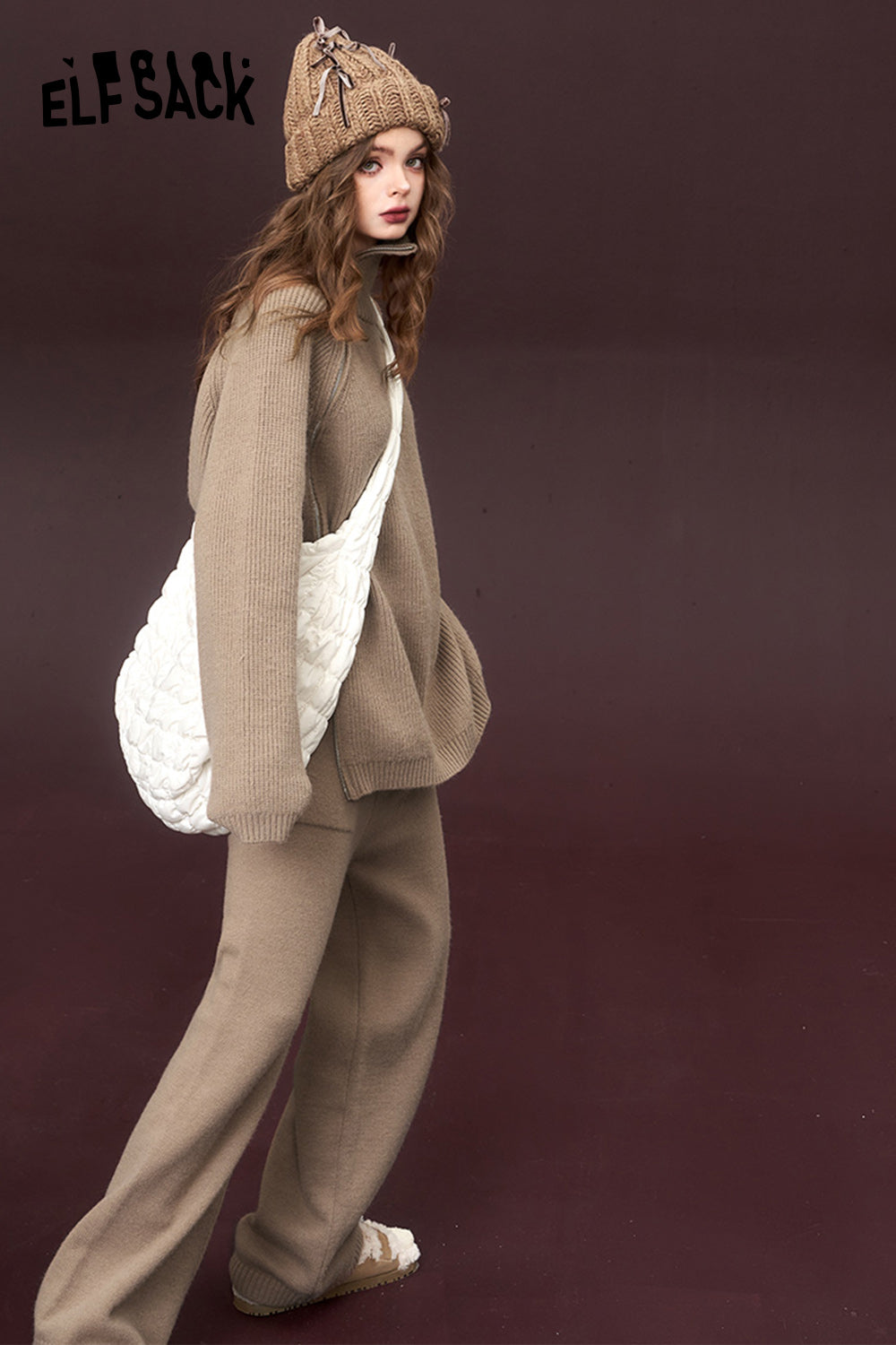 
                  
                    ELFSACK Korean Fashion Bag Women 2023 Winter New Designer Zip Up Bags
                  
                