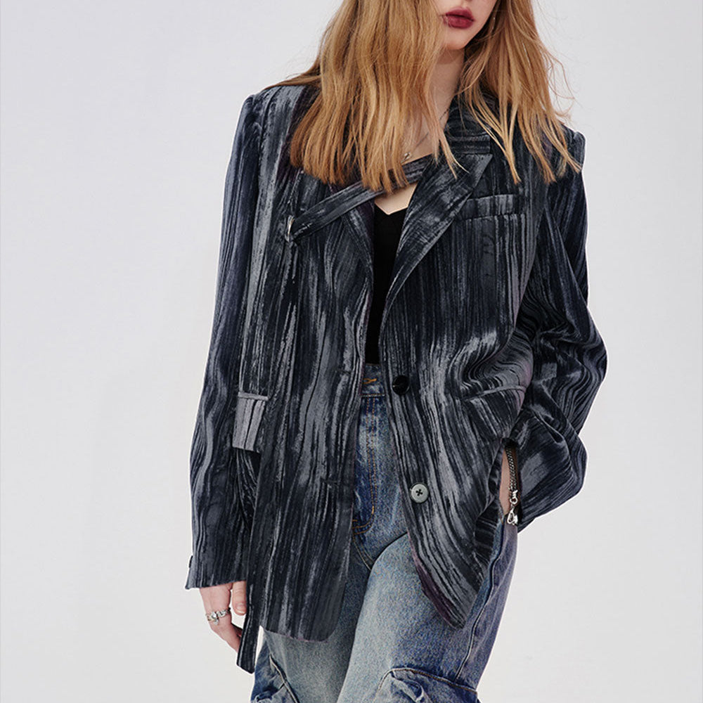 
                  
                    ELFSACK Korean High-Quality Velvet Spring Winter Formal Ladies Blazer Business Suits Work Wear Office Uniform Pants Jacket
                  
                