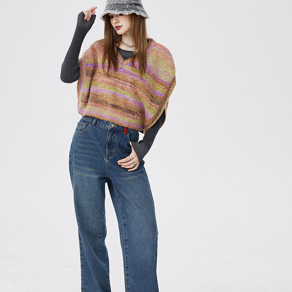 
                  
                    ELFSACK Female Vest Preppy Style Pullover Women Clothing Sweaters Aesthetic Sweater Blouse Tops Women's Warm Korean No Sleeve Woman Knitted
                  
                