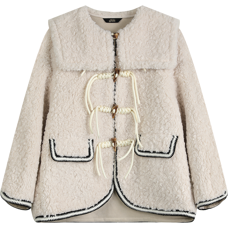 
                  
                    ELFSACK White Fluffy Cotton Coats
                  
                