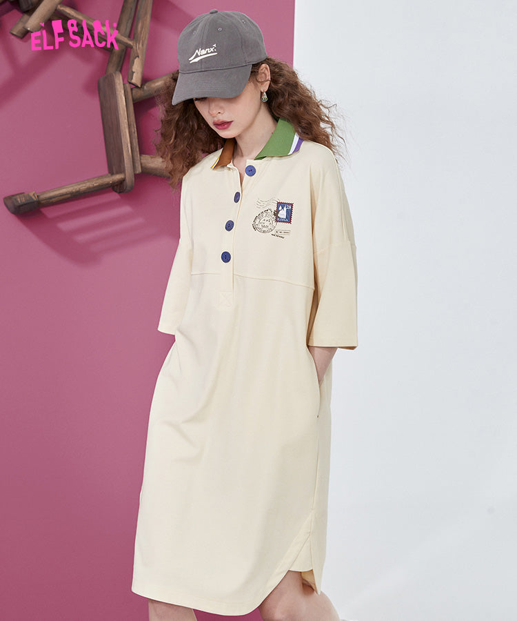 ELFSACK Polo T-shirt Dresses