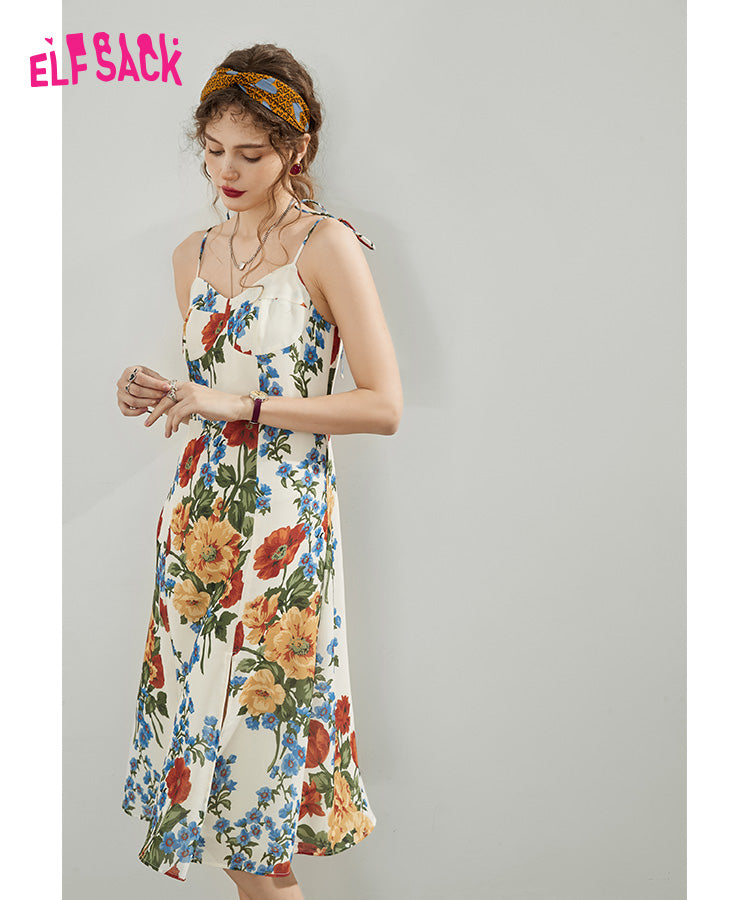 
                  
                    ELFSACK Printed Chiffon Slip Dresses
                  
                