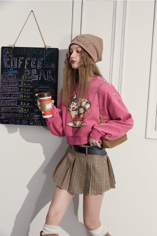 
                  
                    ELFSACK Pullover Hoodies Women 2023 Autumn Loose Long Sleeve Casual Tops
                  
                