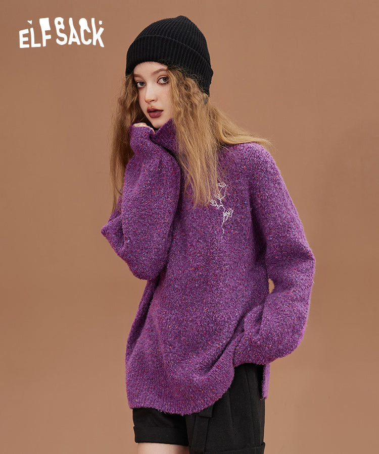 
                  
                    ELFSACK Turtleneck Vintage Sweaters
                  
                