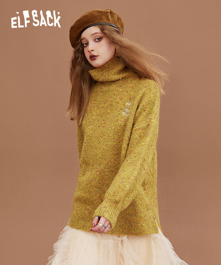 
                  
                    ELFSACK Turtleneck Vintage Sweaters
                  
                