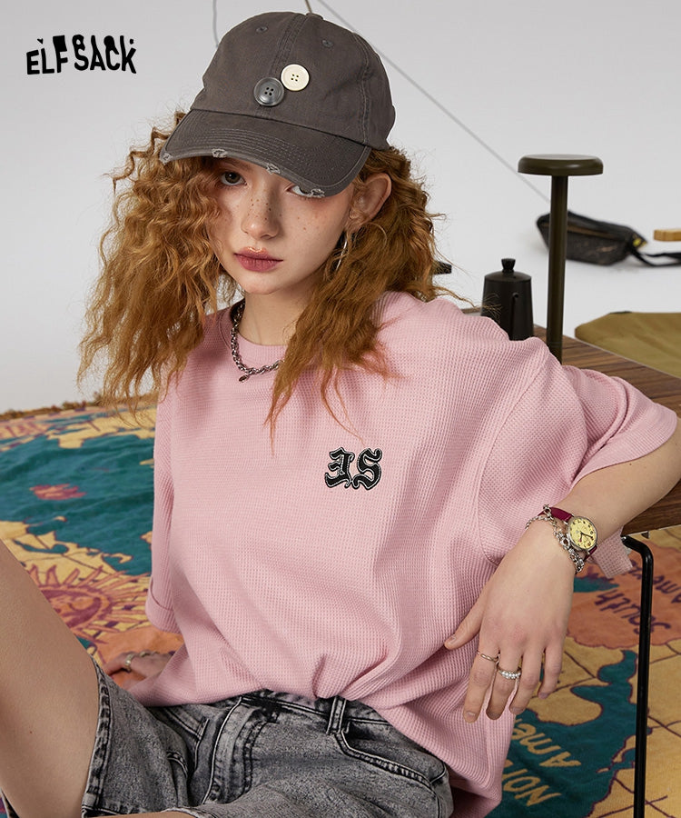 
                  
                    ELFSACK Knitted Short Sleeve Cotton T-Shirts
                  
                