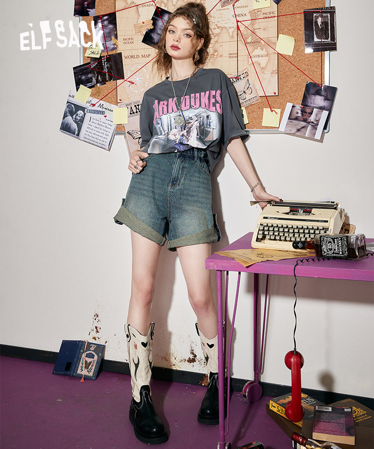 
                  
                    ELFSACK Vintage Cotton T-Shirts
                  
                