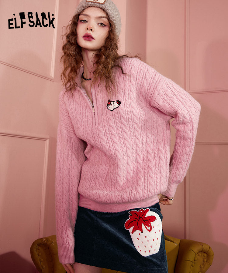 
                  
                    ELFSACK Strawberry Corduroy Skirt
                  
                