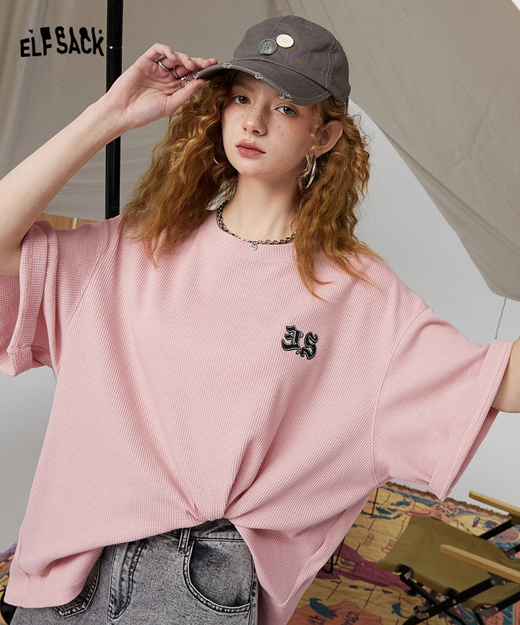 
                  
                    ELFSACK Knitted Short Sleeve Cotton T-Shirts
                  
                