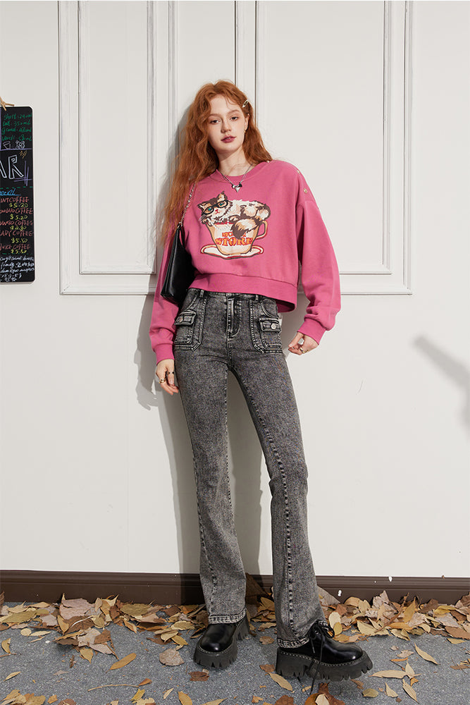 
                  
                    ELFSACK Pullover Hoodies Women 2023 Autumn Loose Long Sleeve Casual Tops
                  
                