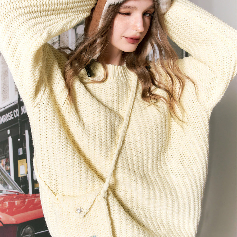 
                  
                    ELFSACK Free Bag Kawaii Christmas Sweater Women 2023 Winter New Korean Fashion Tops
                  
                